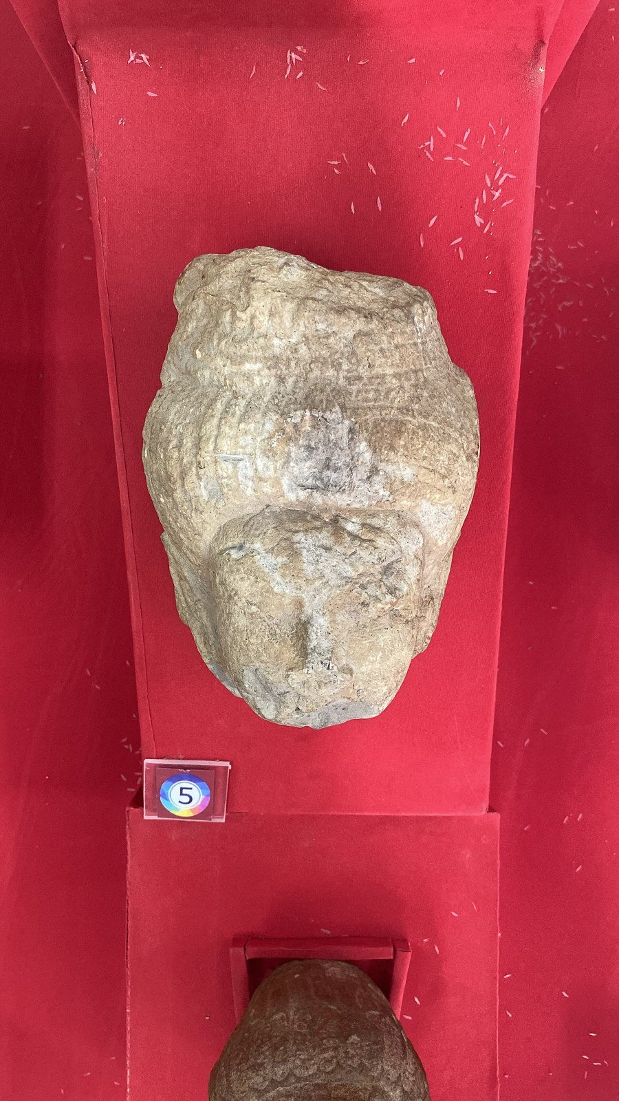 Koleksi peninggalan Sriwijaya di Museum Balaputra Dewa